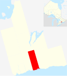 Oshawa within Durham Region